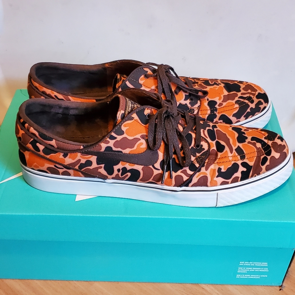 Stefan Janoski Orange Camo Nike SB